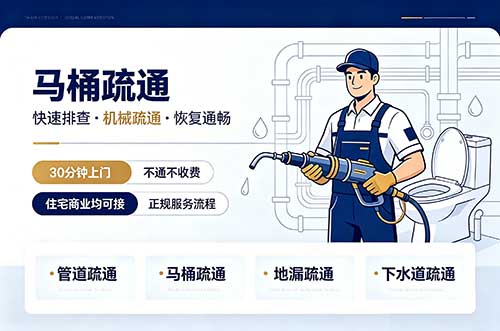 绥中马桶疏通