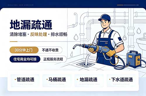 绥中地漏疏通