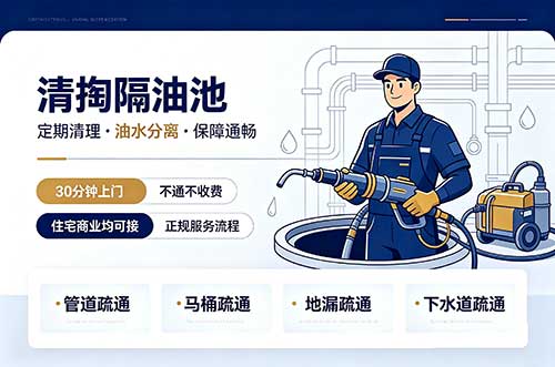 绥中清掏隔油池